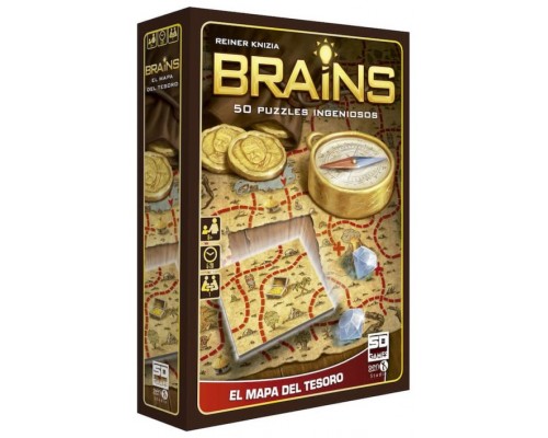 Juego mesa brains mapa del tesoro