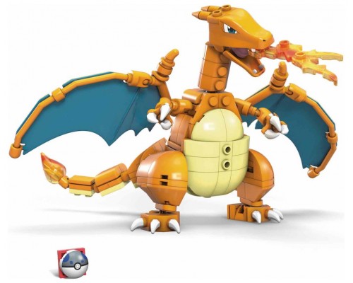 Figura mattel mega construx build pokemon