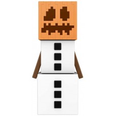 Figura mattel minecraft golem nieve accesorios