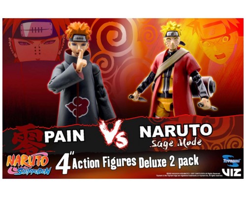 Pack 2 figuras toynami naruto naruto