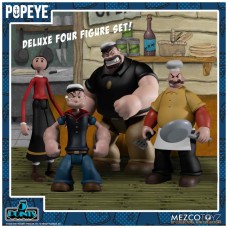 Set 4 figuras mezcotoys popeye box