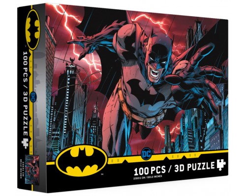 Puzle 100 efecto 3d batman ciudad