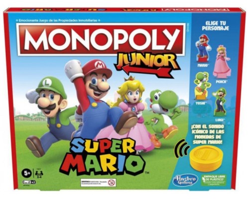 Juego mesa monopoly jr super mario