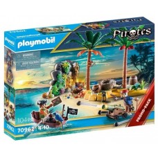 Playmobil isla del tesoro con esqueleto