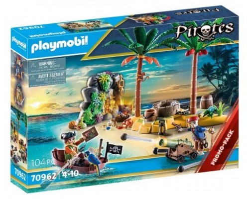 Playmobil isla del tesoro con esqueleto