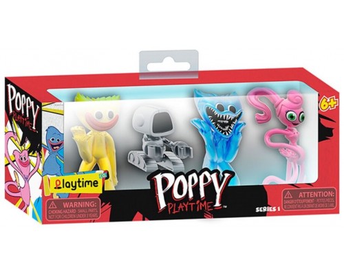 Pack 4 minifiguras poppy playtime 7cm