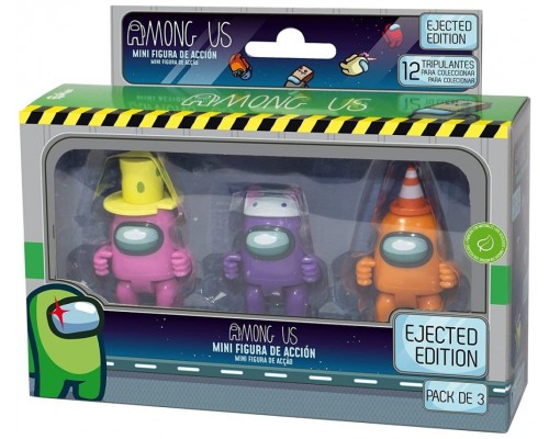 Among us mini action figure 3pc