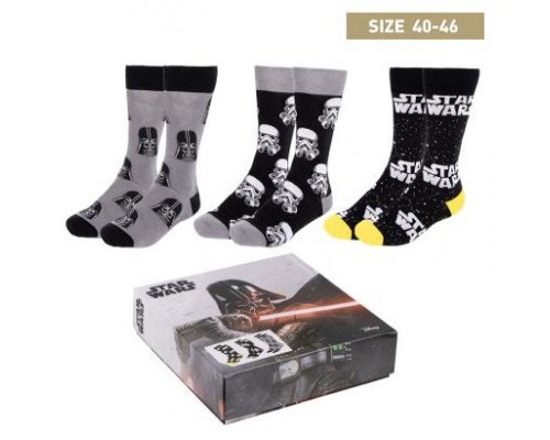 Pack calcetines 3 piezas star wars