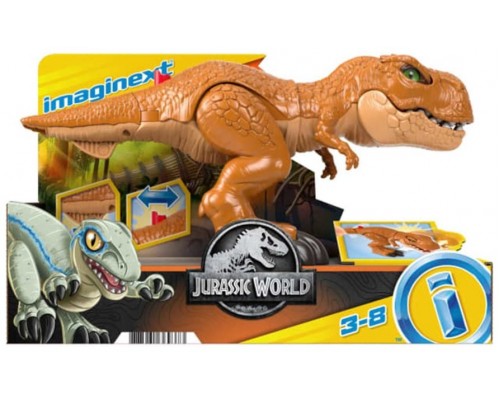 Figura mattel jurassic world imaginext t - rex