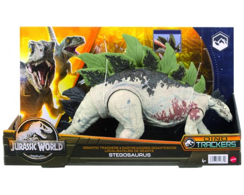 Figura mattel jurassic world trackers stegosaurus