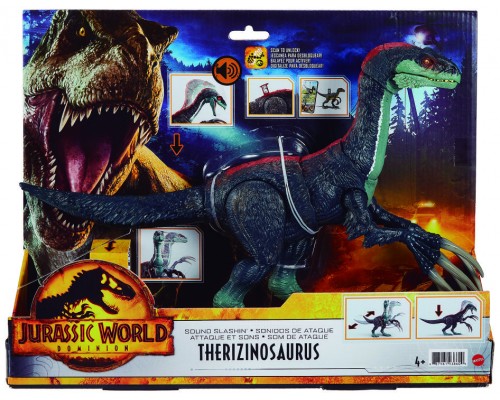 Figura mattel jurassic world dinosaurio escalopista