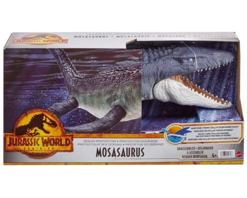 Figura mattel jurassic world mosasaurus defensor