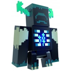 Figura mattel minecraft warden con luces