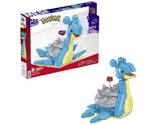 Figura mattel mega construx pokemon lapras