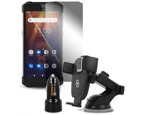 Pack telefono movil smartphone rugerizado hammer