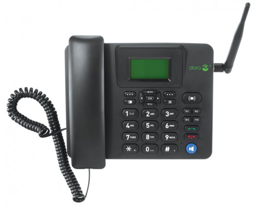 Telefono fijo doro 4100h 4g black