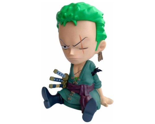 Figura hucha plastoy one piece roronoa