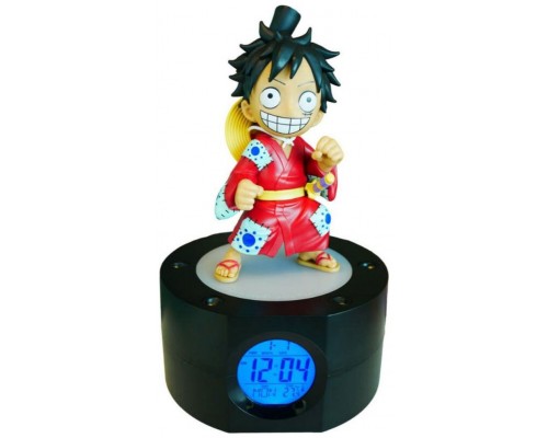 Lampara reloj despertador one piece luffy