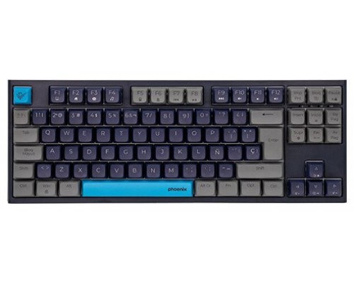 Teclado gaming royal pbt mecanico negro