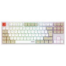 Teclado gaming royal pbt mecanico blanco