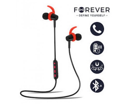 Auriculares bluetooth forever 4sport bsh - 400 red