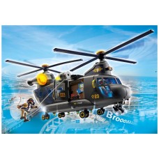 Playmobil fuerzas especiales helicóptero banana