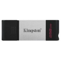 Kingston DataTraveler DT80 256GB USB C 3.2  Plata