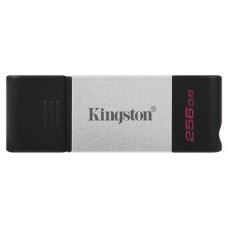 Kingston DataTraveler DT80 256GB USB C 3.2  Plata