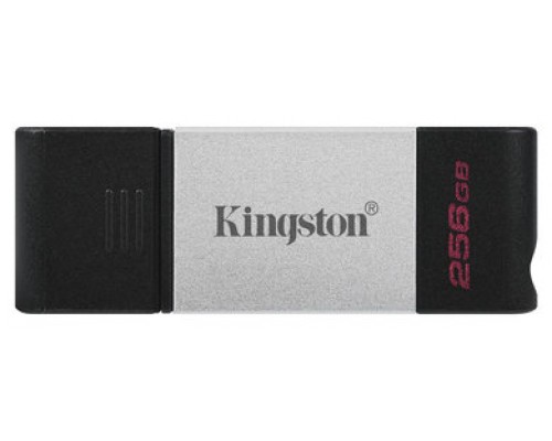 Kingston DataTraveler DT80 256GB USB C 3.2  Plata