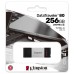 Kingston DataTraveler DT80 256GB USB C 3.2  Plata