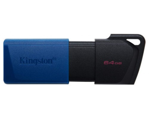 Kingston Technology DataTraveler Exodia M unidad flash USB 64 GB USB tipo A 3.2 Gen 1 (3.1 Gen 1) Negro, Azul