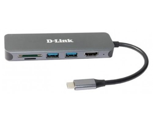 D-Link DUB-2327 6-in-1 USB-C Hub HDMI/CR/PD