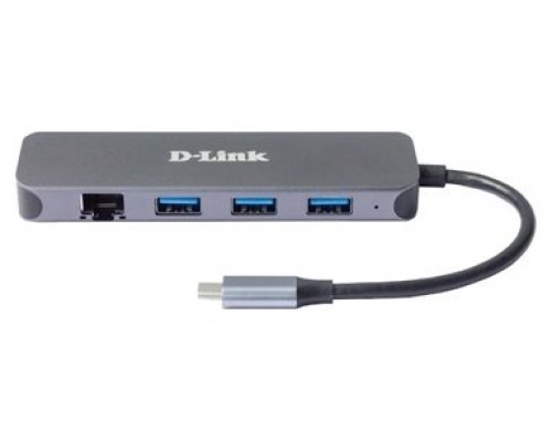 D-Link DUB-2334 5-in-1 USB-C Hub GbE/PD