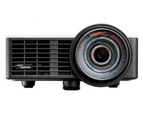 Optoma ML1050ST+ videoproyector Proyector para escritorio 1000 lúmenes ANSI DLP WXGA (1280x800) 3D Negro, Blanco