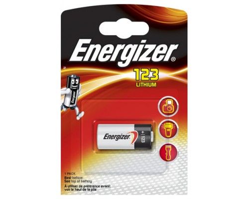 BLISTER 1 PILA ESPECIAL LITHIUM PHOTO EL123 ENERGIZER E300777601