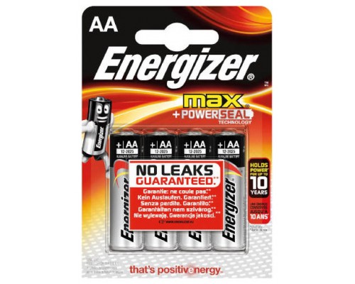 BLISTER 8 + 4 PILAS MAX TIPO LR6 (AA) ENERGIZER E301531604