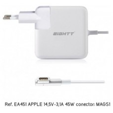 CARGADOR PORTATIL EIGHTT ESPECIFICO COMPATIBLE APPLE 14,5V-3,1A 45W MAGSAFE1