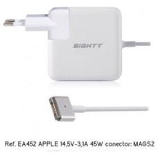 CARGADOR PORTATIL EIGHTT ESPECIFICO COMPATIBLE APPLE 14,5V-3,1A 45W MAGSAFE2