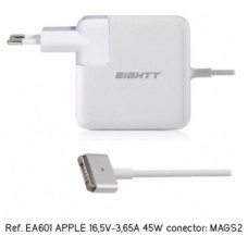 CARGADOR PORTATIL EIGHTT ESPECIFICO COMPATIBLE APPLE 16,5V-3,65A 60W MAGSAFE2