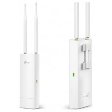 PUNTO DE ACCESO WIFI TP-LINK EAP110 DE EXTERIOR 300MB EN 2,4GHZ POE PASIVO ANTS. OMNIDIR. GESTION CENTRALIZADA MONTAJE EN MASTIL