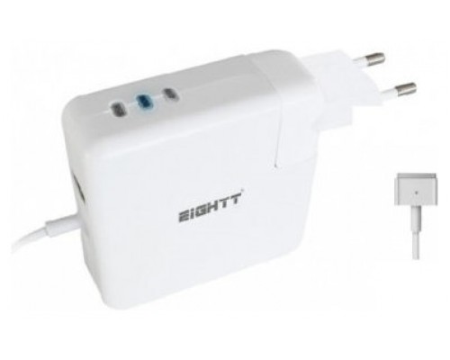 CARGADOR UNIVERSAL EIGHTT PARA APPLE 45/60/85W MAGSAFE 2 + 1 PUERTO USB