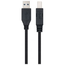 Ewent EW-100203-030-N-P cable USB 3 m USB 3.2 Gen 1 (3.1 Gen 1) USB A Negro