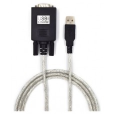 Ewent EC1040 cable de serie Negro 1,5 m USB tipo A DB-9