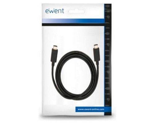 Ewent EC1045 cable USB 1 m USB 3.2 Gen 2 (3.1 Gen 2) USB C Negro