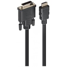 Ewent EC1351 adaptador de cable de vídeo 3 m HDMI tipo A (Estándar) DVI-D Negro