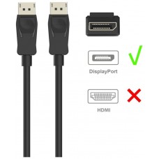 Ewent EC1410 cable DisplayPort 1 m Negro