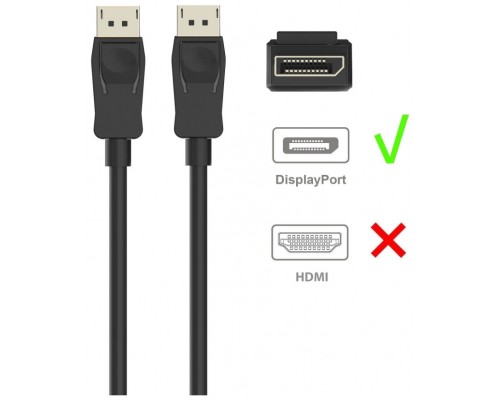 Ewent EC1410 cable DisplayPort 1 m Negro