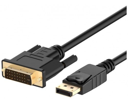 Ewent EC1440 adaptador de cable de vídeo 1 m DisplayPort DVI-D Negro