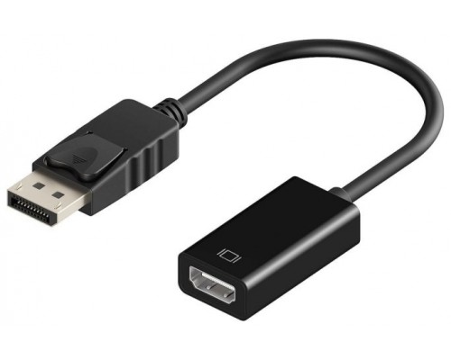 Ewent EC1455 adaptador de cable de vídeo 0,15 m DisplayPort HDMI Negro