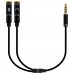 Cable adaptador audio ewent jack 3.5mm